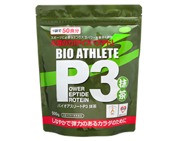 大豆ペプチド・プロテインバイオアスリートP3抹茶味