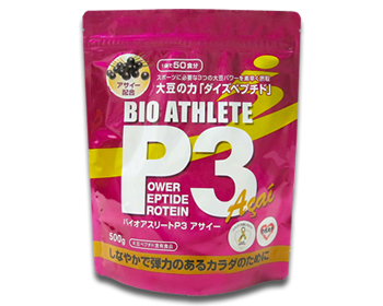 大豆ペプチド・プロテインバイオアスリートP3アサイー